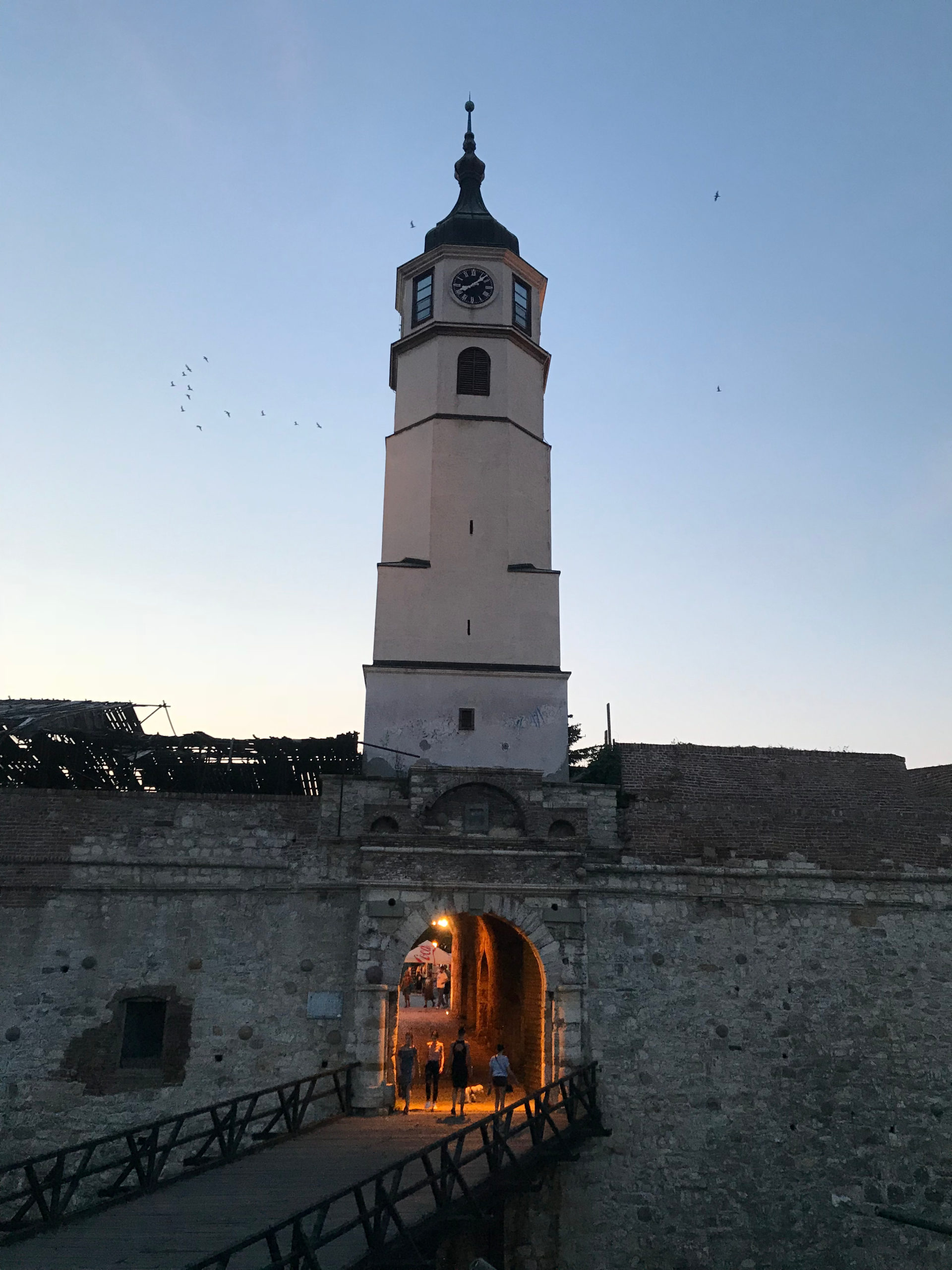 Clock Tower (Sahat) on the grounds of the Belgrade Fortress